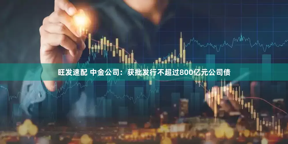 旺发速配 中金公司：获批发行不超过800亿元公司债
